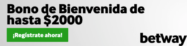 Betway MX Bono Bienvenida 2000 pesos