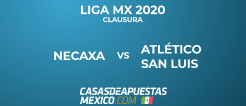 Liga MX 26/01/20 - Necaxa vs. Atlético San Luis - Pronóstico de Fútbol