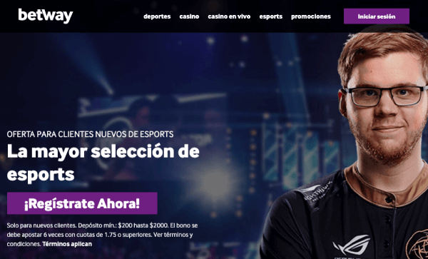 Betway México Opinión - Apuestas Esports