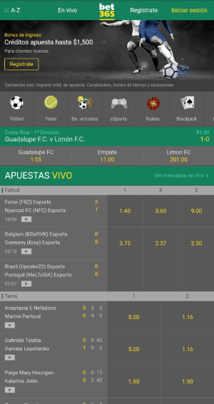 Bet365 App Imagen