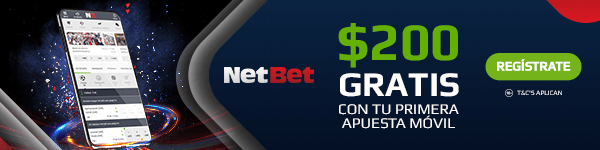 Bono NetBet - 200 MXN Apuesta Móvil