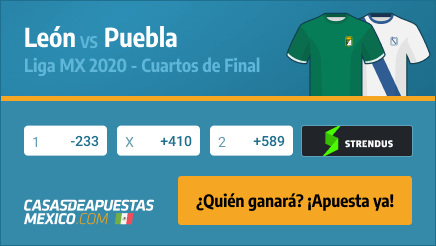 Apuestas León vs. Puebla - Liga MX 28/11/20