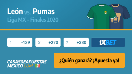 Apuestas Pronósticos León vs. Pumas - Liga MX Finales 13/12/20