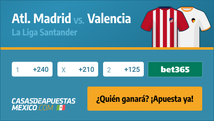 Apuestas Pronósticos Atlético de Madrid vs. Valencia - LaLiga 24/01/21