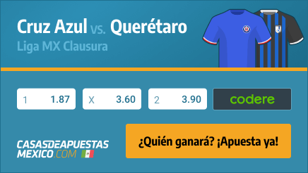 Apuestas Pronósticos Cruz Azul vs. Querétaro - Liga MX Clausura 30/01/2021