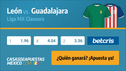 Apuestas Pronósticos León vs. Guadalajara - Liga MX 08/02/21