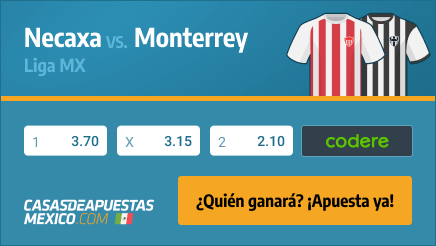 Apuestas - Pronósticos Necaxa vs. Monterrey - Liga MX 19/02/21