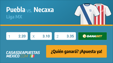 Apuestas Pronósticos Puebla vs. Necaxa - Liga MX 26/02/21