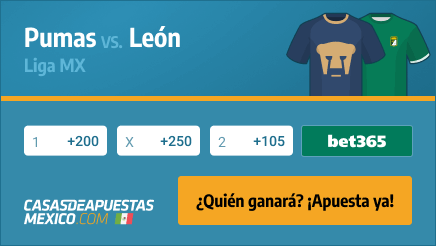 Apuestas Pronósticos Pumas UNAM vs. Club León - 21/02/21 Liga MX