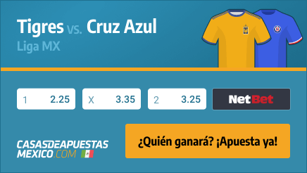 Apuestas Pronósticos Tigres vs. Cruz Azul - Liga MX 17/02/21