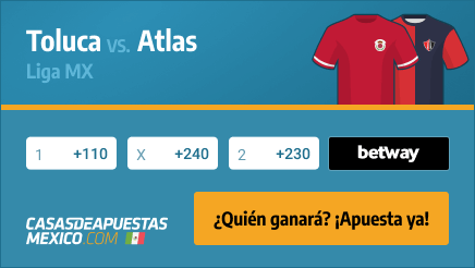 Apuestas Pronósticos Toluca vs. Atlas 27/02/21 - Liga MX