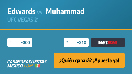 Apuestas Pronósticos Edwards vs. Muhammad 13/03/21 - UFC Vegas 21