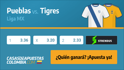 Apuestas Pronósticos Puebla vs. Tigres - Liga MX 05/03/21