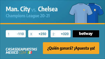 Apuestas Pronósticos Manchester City vs. Chelsea - Champions League 20/21 29/05/21 - Casas de apuestas en México