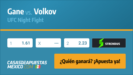 Apuestas Pronósticos Gane vs. Volkov - UFC Fight Night 26/06/21