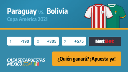 Apuestas y Pronósticos: Paraguay vs. Bolivia 14/06/21 - Copa América 2021 - Casasdeapuestas-mexico.com