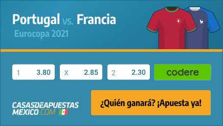 Apuestas Pronósticos Portugal vs. Francia 23/06/21 ⚽ Eurocopa 2021