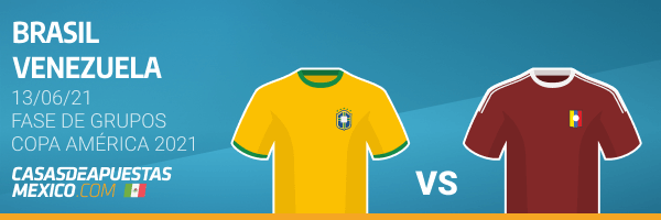 Apuestas y Pronósticos Brasil vs. Venezuela 13/06/21 - Copa América 2021 - Casasdeapuestas-mexico.com