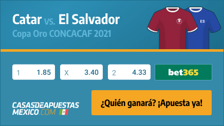 Apuestas Pronósticos Catar vs. El Salvador - Copa Oro CONCACAF 24/07/21