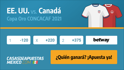 Apuestas Pronósticos EE. UU. vs. Canadá - Copa Oro CONCACAF 18/07/21