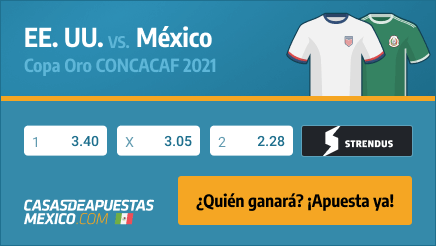 Apuestas Pronósticos EE. UU. vs. México - Copa Oro CONCACAF 01/08/21