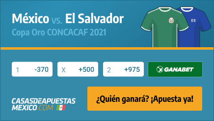 Apuestas Pronósticos México vs. El Salvador - Copa Oro 18/07/21