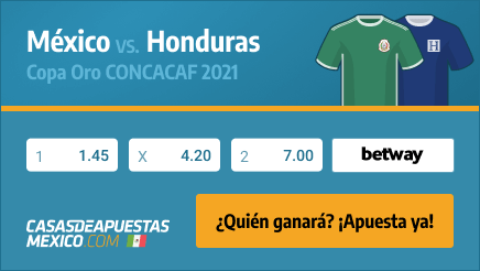 Apuestas Pronósticos México vs. Honduras - Copa Oro CONCACAF 24/07/21