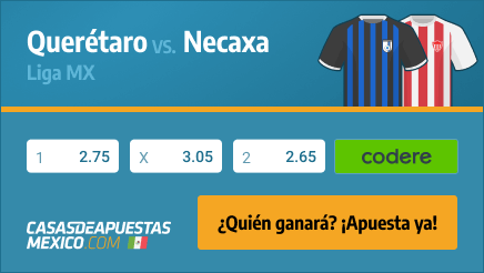 Apuestas Pronósticos Querétaro vs. Necaxa - Liga MX 12/09/21