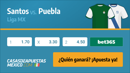 Apuestas Pronósticos Santos vs. Puebla - Liga MX 19/09/21