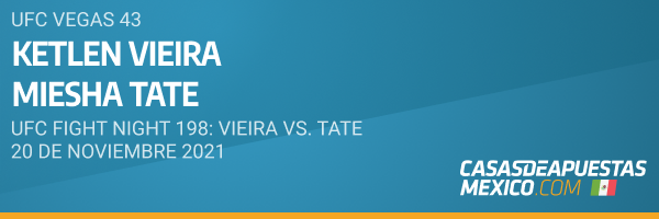 Pronósticos UFC Fight Night 198 Vieira vs. Tate - Casasdeapuestas-mexico.com
