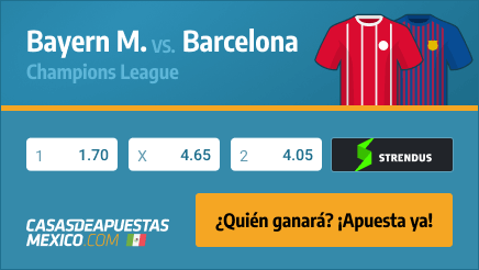 Apuestas Pronósticos Bayern Múnich vs. Barcelona - Champions League 08/12/21