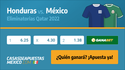 Apuestas Pronósticos Honduras vs. México -Eliminatorias Qatar 2022 27/03/22