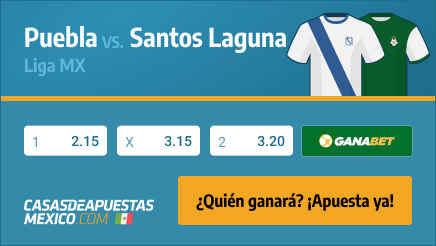 Apuestas Pronósticos Puebla vs. Santos - Liga MX 18/03/22