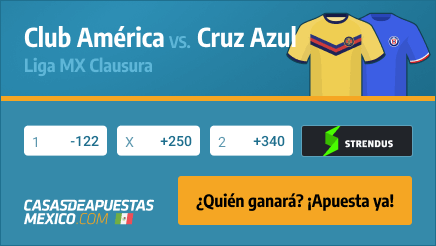 Apuestas Pronósticos Club América vs. Cruz Azul - Liga MX 30/04/22