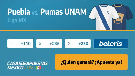 Apuestas Pronósticos Puebla vs. Pumas UNAM - Liga MX 08/04/22