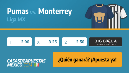 Apuestas Pronósticos Pumas UNAM vs. Monterrey - Liga MX 17/04/22
