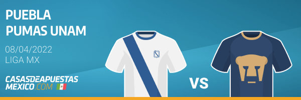 Pronósticos Puebla vs. Pumas UNAM - Liga MX 08/04/22